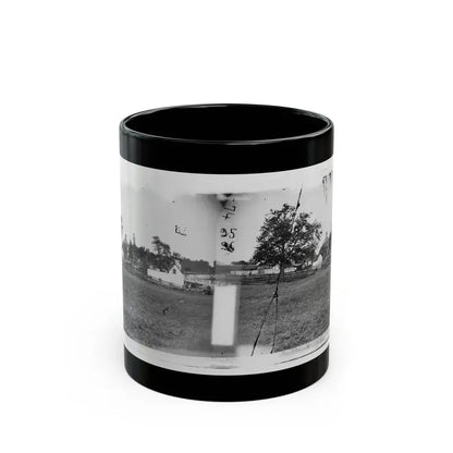 Antietam, Maryland. Ruins Of Mumma's House On The Battlefield (U.S. Civil War) Black Coffee Mug 11oz - Go Mug Yourself