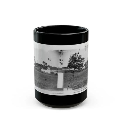 Antietam, Maryland. Ruins Of Mumma's House On The Battlefield (U.S. Civil War) Black Coffee Mug 15oz - Go Mug Yourself