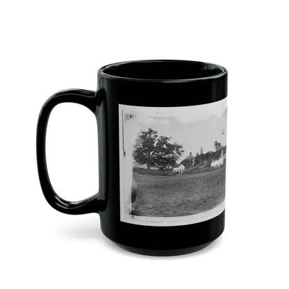 Antietam, Maryland. Ruins Of Mumma's House On The Battlefield (U.S. Civil War) Black Coffee Mug - Go Mug Yourself