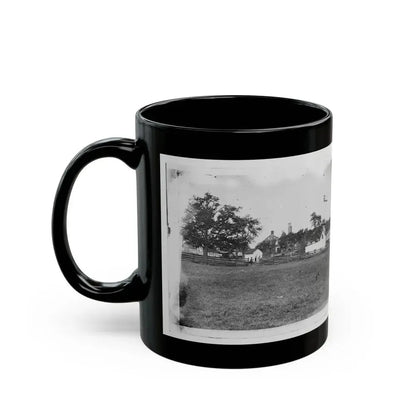 Antietam, Maryland. Ruins Of Mumma's House On The Battlefield (U.S. Civil War) Black Coffee Mug - Go Mug Yourself