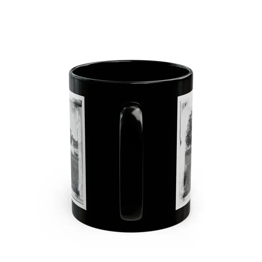 Antietam, Maryland. Ruins Of Mumma's House On The Battlefield (U.S. Civil War) Black Coffee Mug - Go Mug Yourself