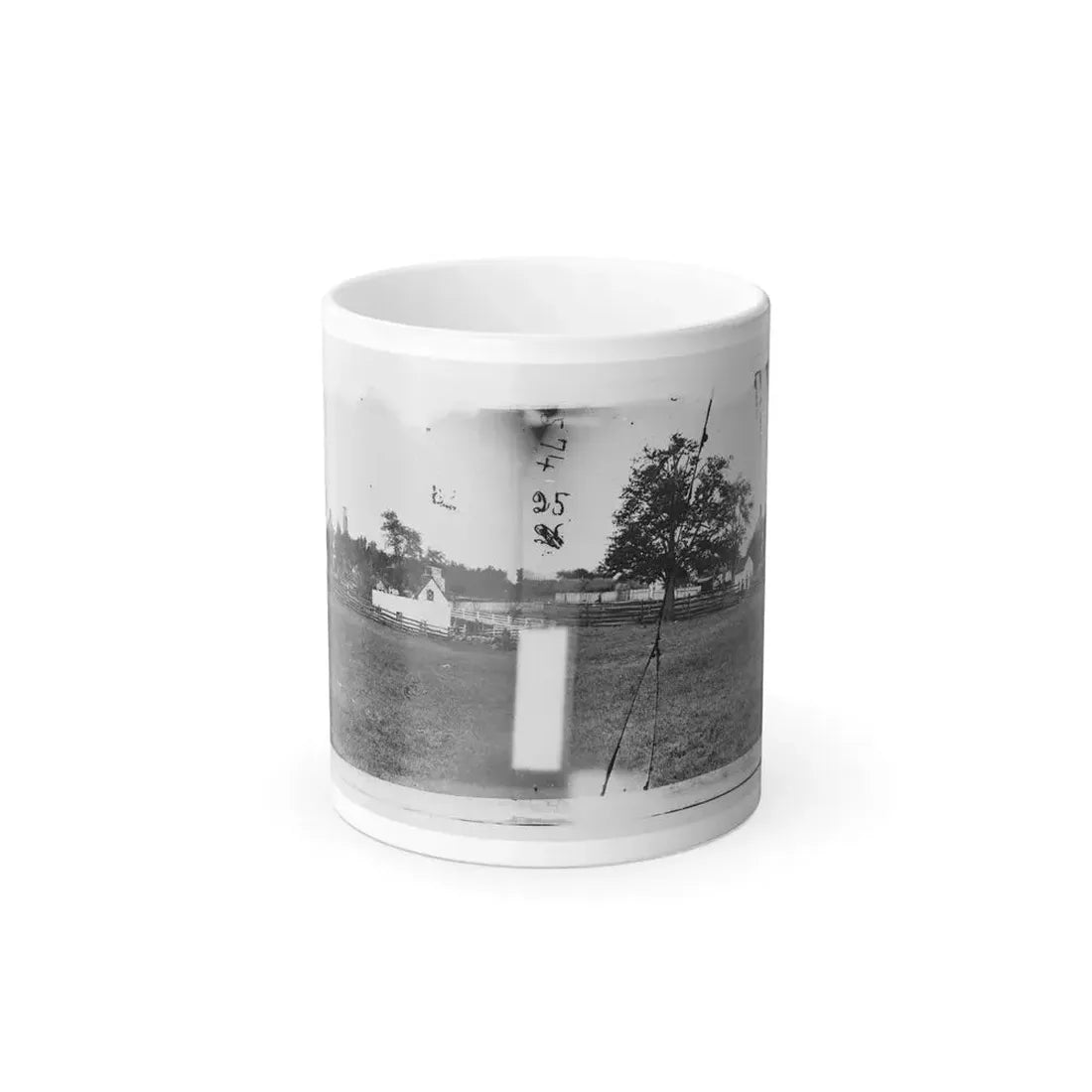Antietam, Maryland. Ruins of Mumma's House on the Battlefield (U.S. Civil War) Color Changing Coffee Mug 11oz Default Title 11oz - Go Mug Yourself