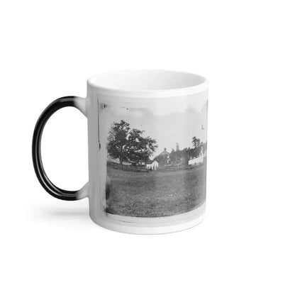 Antietam, Maryland. Ruins of Mumma's House on the Battlefield (U.S. Civil War) Color Changing Coffee Mug 11oz - Go Mug Yourself