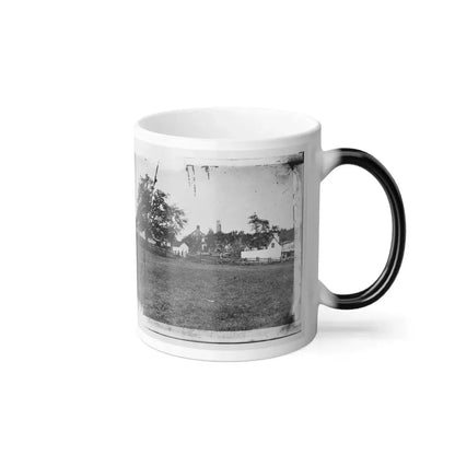 Antietam, Maryland. Ruins of Mumma's House on the Battlefield (U.S. Civil War) Color Changing Coffee Mug 11oz - Go Mug Yourself