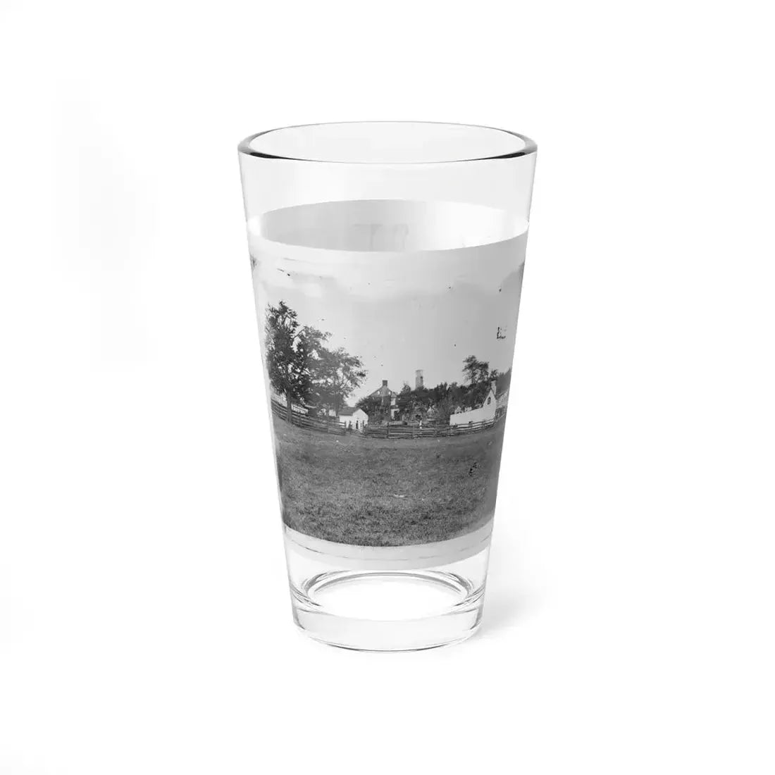 Antietam, Maryland. Ruins Of Mumma's House On The Battlefield (U.S. Civil War) Pint Glass 16oz - Go Mug Yourself