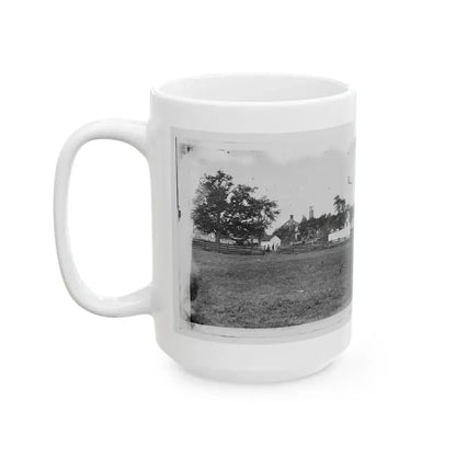 Antietam, Maryland. Ruins Of Mumma's House On The Battlefield (U.S. Civil War) White Coffee Mug - Go Mug Yourself