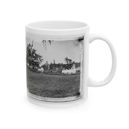 Antietam, Maryland. Ruins Of Mumma's House On The Battlefield (U.S. Civil War) White Coffee Mug - Go Mug Yourself