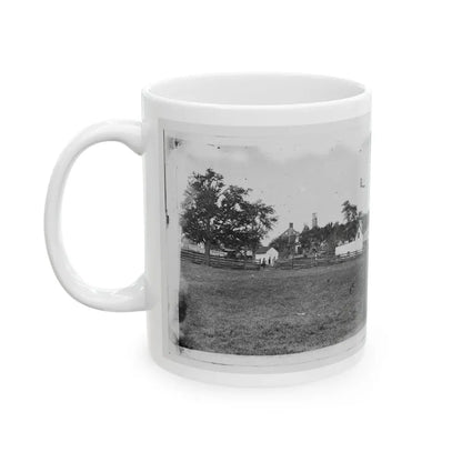 Antietam, Maryland. Ruins Of Mumma's House On The Battlefield (U.S. Civil War) White Coffee Mug - Go Mug Yourself