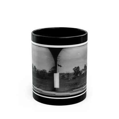 Antietam, Maryland. Rullet's House On The Battlefield (U.S. Civil War) Black Coffee Mug 11oz - Go Mug Yourself