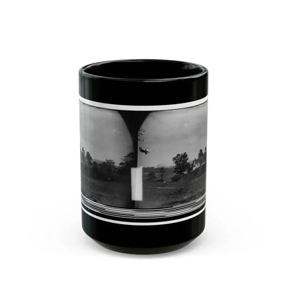 Antietam, Maryland. Rullet's House On The Battlefield (U.S. Civil War) Black Coffee Mug 15oz - Go Mug Yourself