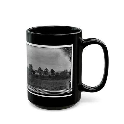 Antietam, Maryland. Rullet's House On The Battlefield (U.S. Civil War) Black Coffee Mug - Go Mug Yourself