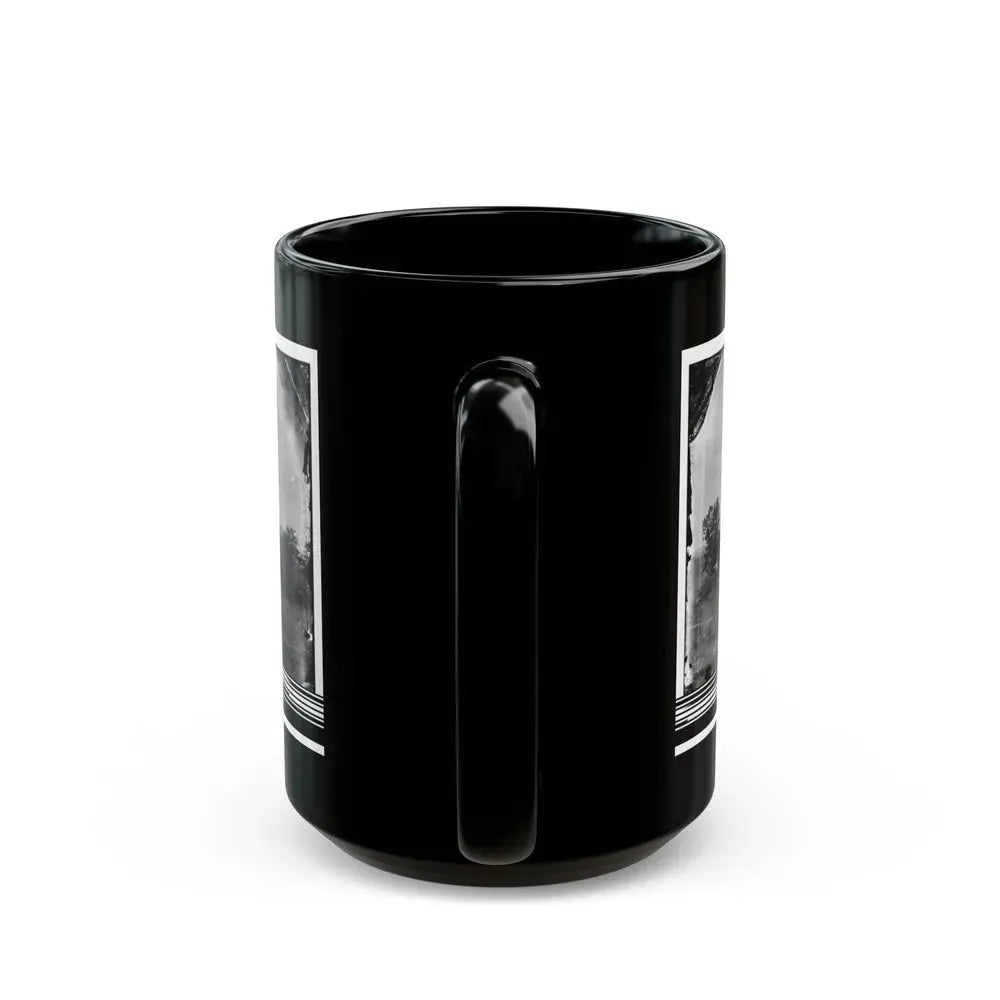 Antietam, Maryland. Rullet's House On The Battlefield (U.S. Civil War) Black Coffee Mug - Go Mug Yourself
