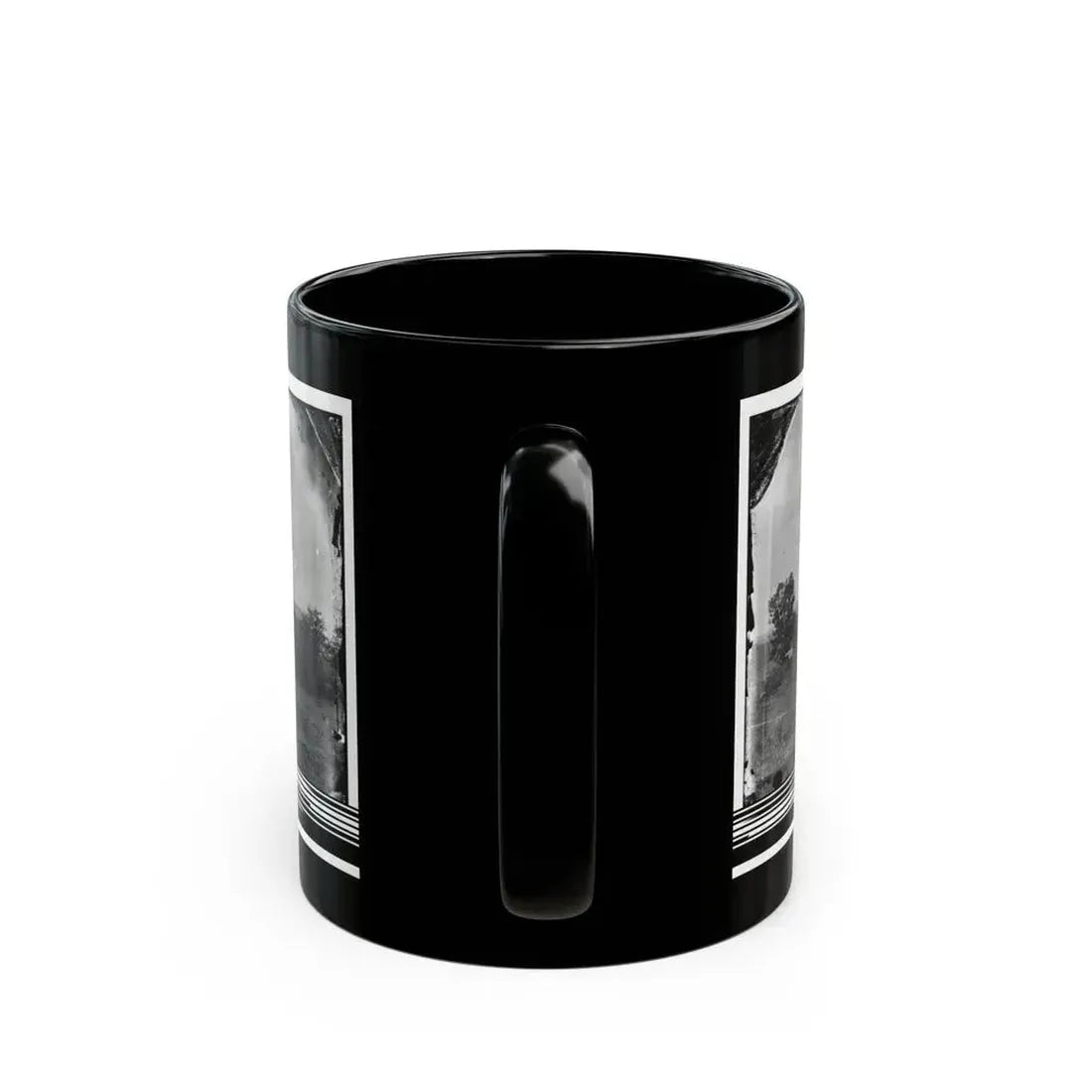 Antietam, Maryland. Rullet's House On The Battlefield (U.S. Civil War) Black Coffee Mug - Go Mug Yourself