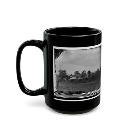 Antietam, Maryland. Rullet's House On The Battlefield (U.S. Civil War) Black Coffee Mug - Go Mug Yourself