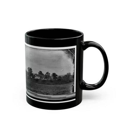 Antietam, Maryland. Rullet's House On The Battlefield (U.S. Civil War) Black Coffee Mug - Go Mug Yourself
