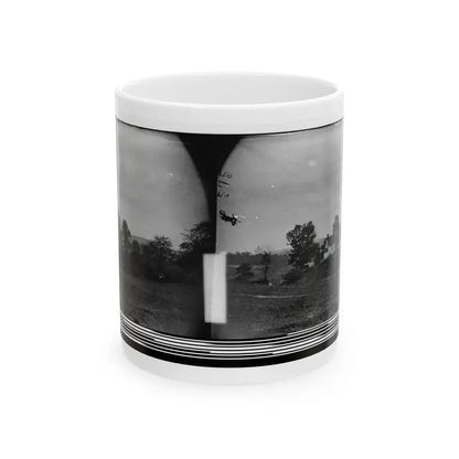 Antietam, Maryland. Rullet's House On The Battlefield (U.S. Civil War) White Coffee Mug 11oz - Go Mug Yourself