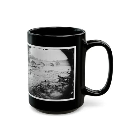 Antietam, Maryland. View Of Antietam Bridge (U.S. Civil War) Black Coffee Mug - Go Mug Yourself