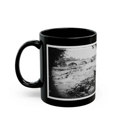 Antietam, Maryland. View Of Antietam Bridge (U.S. Civil War) Black Coffee Mug - Go Mug Yourself