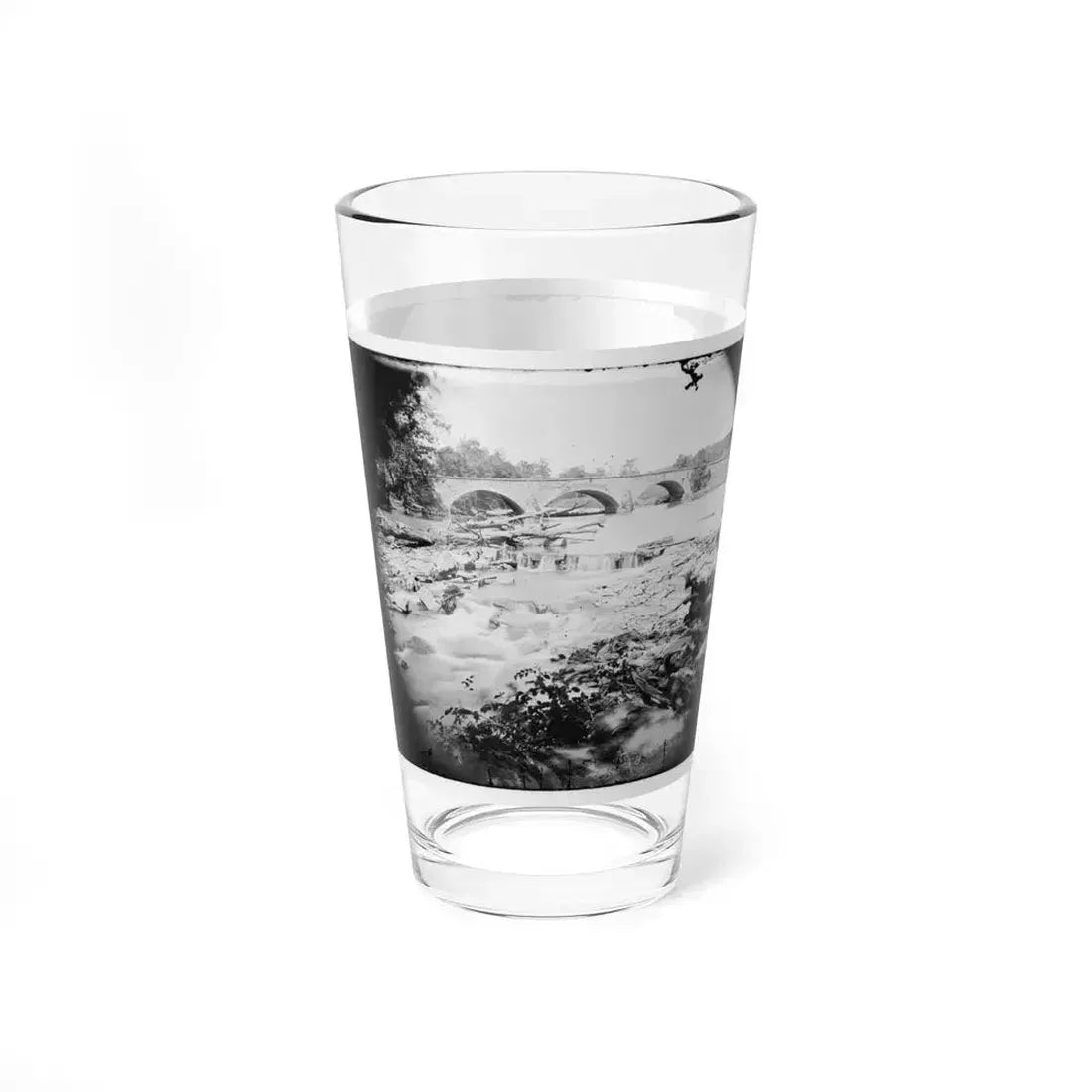 Antietam, Maryland. View Of Antietam Bridge (U.S. Civil War) Pint Glass 16oz - Go Mug Yourself