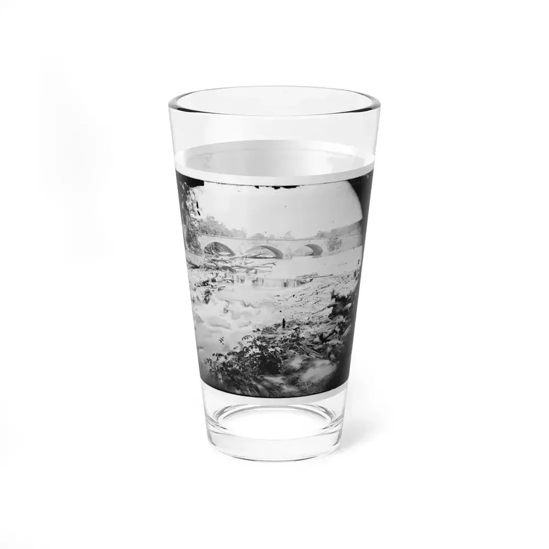 Antietam, Maryland. View Of Antietam Bridge (U.S. Civil War) Pint Glass 16oz - Go Mug Yourself