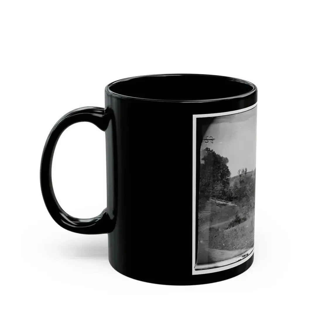 Antietam, Maryland. View On Antietam Creek (U.S. Civil War) Black Coffee Mug - Go Mug Yourself