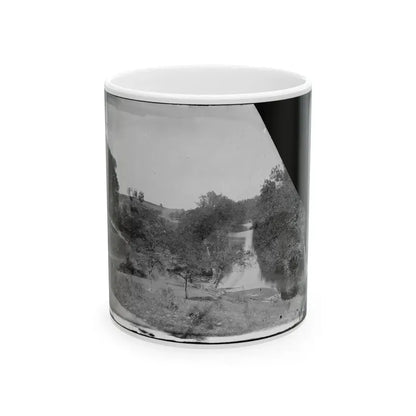 Antietam, Maryland. View On Antietam Creek (U.S. Civil War) White Coffee Mug 11oz - Go Mug Yourself