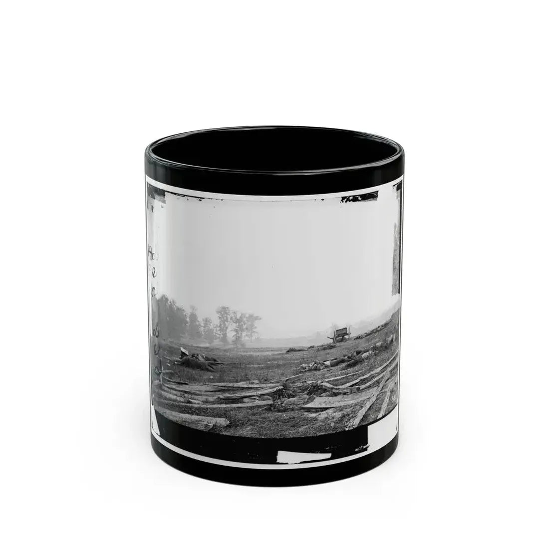 Antietam, Maryland. View Where Sumner's Corps Charged (U.S. Civil War) Black Coffee Mug 11oz - Go Mug Yourself