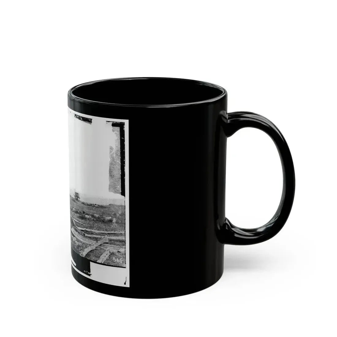 Antietam, Maryland. View Where Sumner's Corps Charged (U.S. Civil War) Black Coffee Mug - Go Mug Yourself