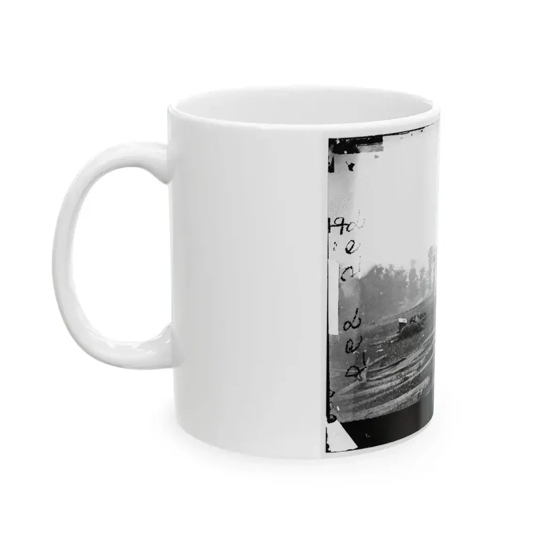 Antietam, Maryland. View Where Sumner's Corps Charged (U.S. Civil War) White Coffee Mug - Go Mug Yourself