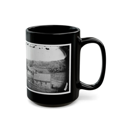 Antietam, Maryland. Antietam Bridge, Eastern View (U.S. Civil War) Black Coffee Mug-Go Mug Yourself