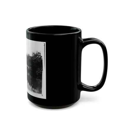 Antietam, Maryland. Antietam Bridge Looking Down Stream (U.S. Civil War) Black Coffee Mug-Go Mug Yourself