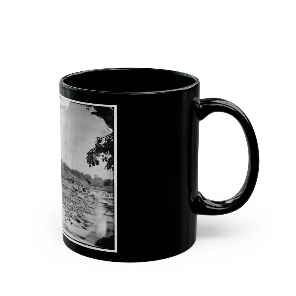 Antietam, Maryland. Antietam Bridge On Sharpsburg And Boonsboro Turnpike (U.S. Civil War) Black Coffee Mug-Go Mug Yourself