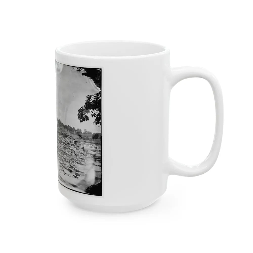 Antietam, Maryland. Antietam Bridge On Sharpsburg And Boonsboro Turnpike (U.S. Civil War) White Coffee Mug-Go Mug Yourself