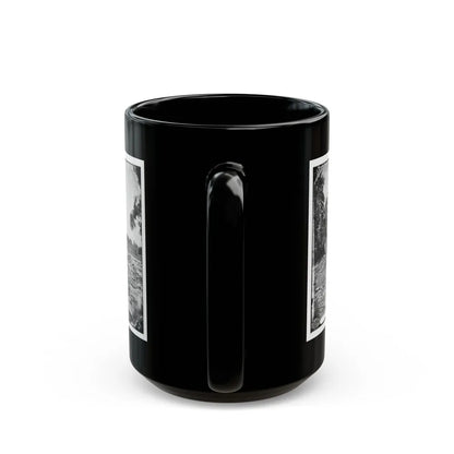 Antietam, Maryland. Antietam Bridge On Sharpsburg And Boonsboro Turnpike(2) (U.S. Civil War) Black Coffee Mug-Go Mug Yourself