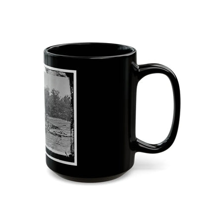 Antietam, Maryland. Bodies In Front Of The Dunker Church (U.S. Civil War) Black Coffee Mug-Go Mug Yourself