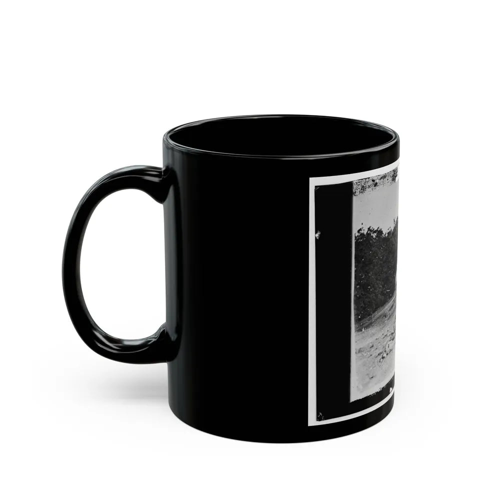 Antietam, Maryland. Bodies In Front Of The Dunker Church (U.S. Civil War) Black Coffee Mug-Go Mug Yourself