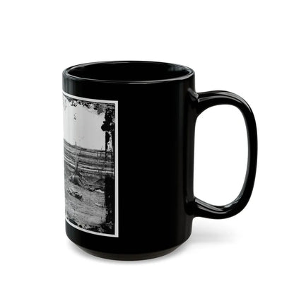 Antietam, Maryland. Bodies Of Confederate Soldiers By Fence On Hagerstown Pike (U.S. Civil War) Black Coffee Mug-Go Mug Yourself