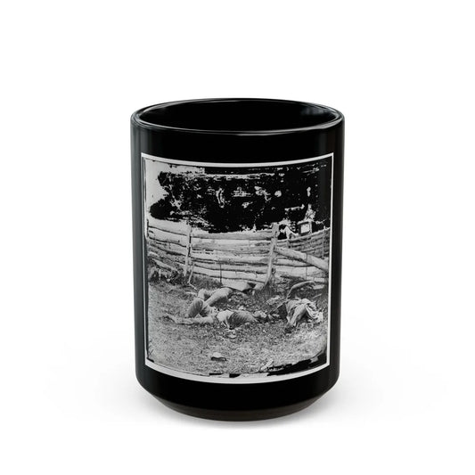 Antietam, Maryland. Bodies Of Dead, Louisiana Regiment (U.S. Civil War) Black Coffee Mug-15oz-Go Mug Yourself