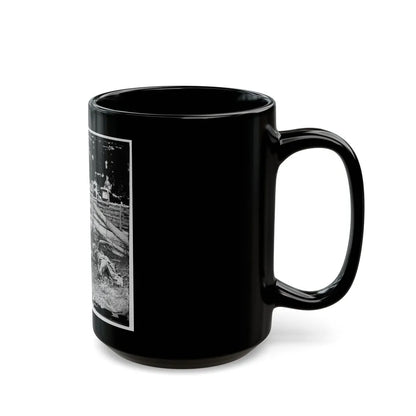 Antietam, Maryland. Bodies Of Dead, Louisiana Regiment (U.S. Civil War) Black Coffee Mug-Go Mug Yourself