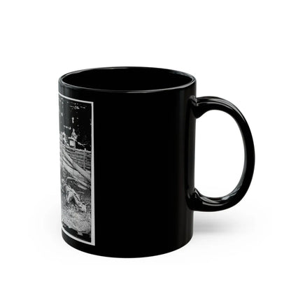 Antietam, Maryland. Bodies Of Dead, Louisiana Regiment (U.S. Civil War) Black Coffee Mug-Go Mug Yourself