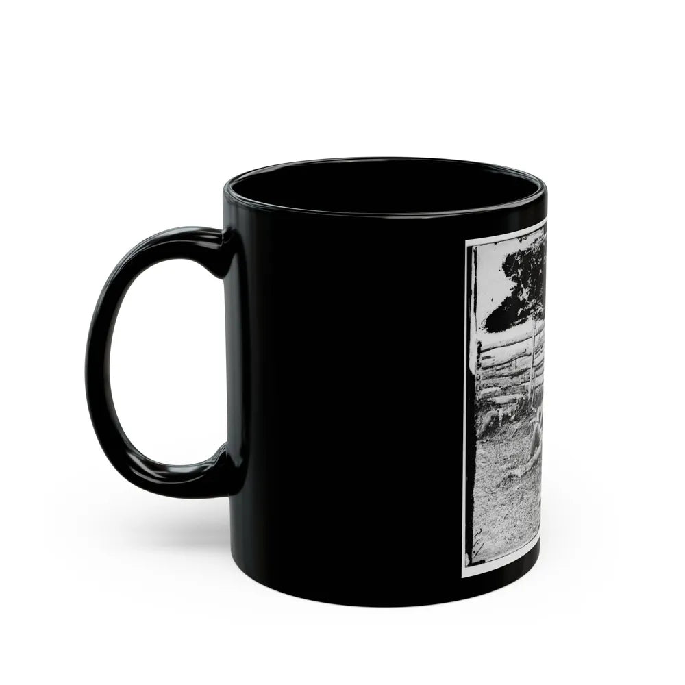 Antietam, Maryland. Bodies Of Dead, Louisiana Regiment (U.S. Civil War) Black Coffee Mug-Go Mug Yourself