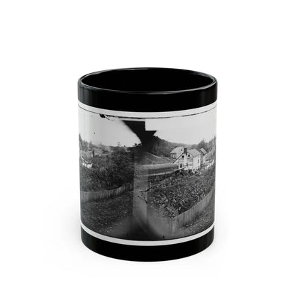 Antietam, Maryland. Bridge Across The Antietam. Northeast View (U.S. Civil War) Black Coffee Mug-11oz-Go Mug Yourself