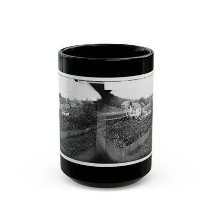 Antietam, Maryland. Bridge Across The Antietam. Northeast View (U.S. Civil War) Black Coffee Mug-15oz-Go Mug Yourself