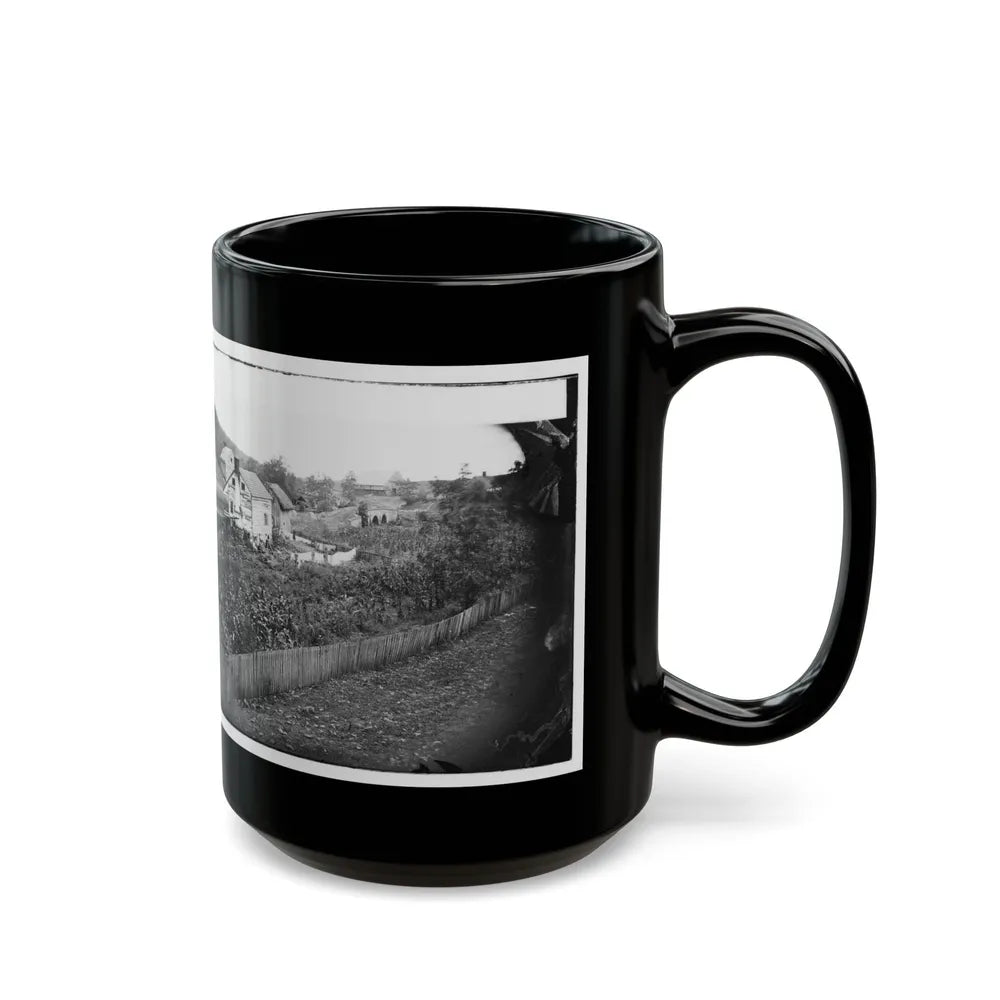 Antietam, Maryland. Bridge Across The Antietam. Northeast View (U.S. Civil War) Black Coffee Mug-Go Mug Yourself