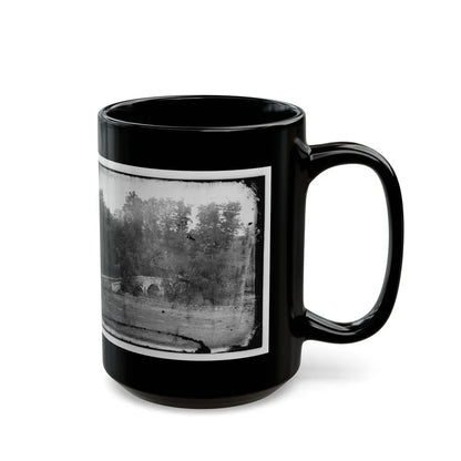 Antietam, Maryland. Burnside Bridge Across The Antietam 001 (U.S. Civil War) Black Coffee Mug-Go Mug Yourself