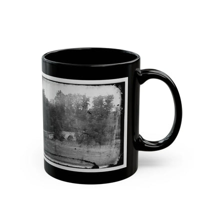 Antietam, Maryland. Burnside Bridge Across The Antietam 001 (U.S. Civil War) Black Coffee Mug-Go Mug Yourself