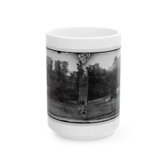 Antietam, Maryland. Burnside Bridge Across The Antietam 001 (U.S. Civil War) White Coffee Mug-15oz-Go Mug Yourself