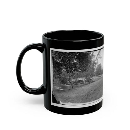 Antietam, Maryland. Burnside Bridge Across The Antietam (U.S. Civil War) Black Coffee Mug-Go Mug Yourself