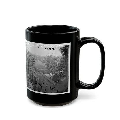 Antietam, Maryland. Burnside Bridge. Photographed From A Tree (U.S. Civil War) Black Coffee Mug-Go Mug Yourself