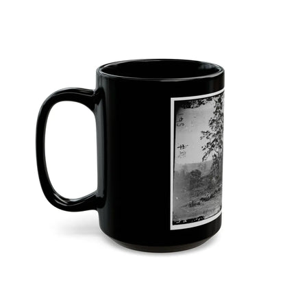 Antietam, Maryland. Burying The Dead Confederate Soldiers (U.S. Civil War) Black Coffee Mug-Go Mug Yourself